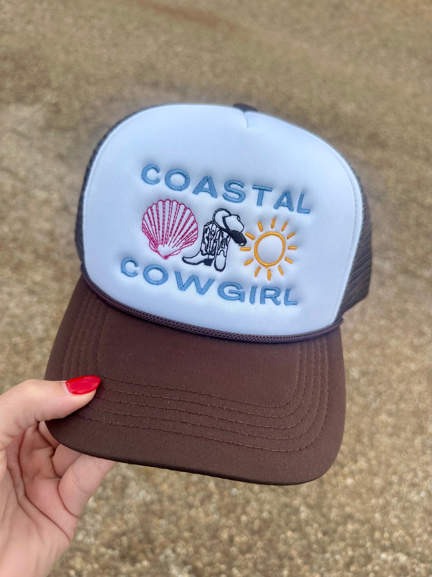 Coastal Cowgirl - Foam Trucker Hat