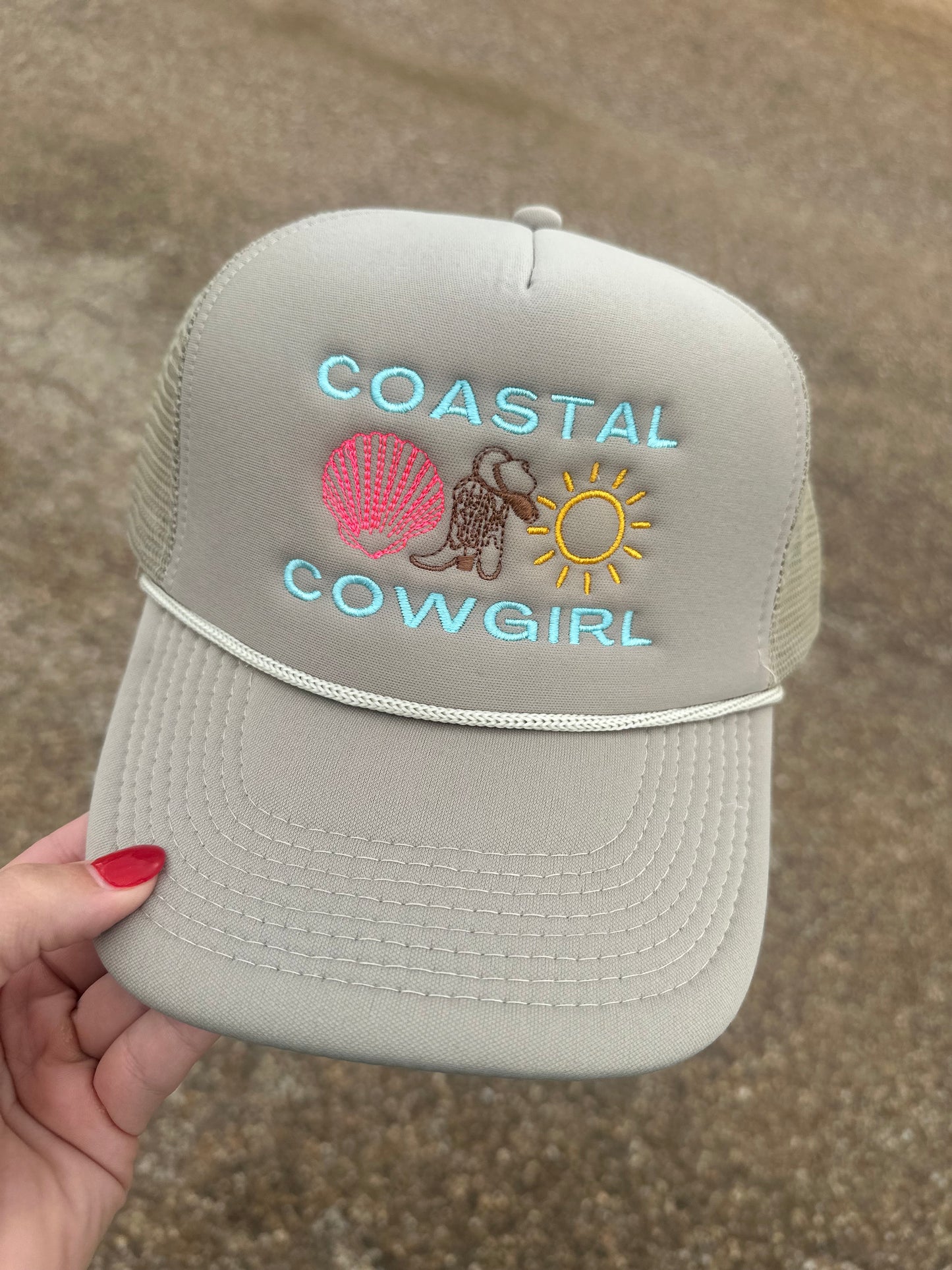 Coastal Cowgirl - Foam Trucker Hat