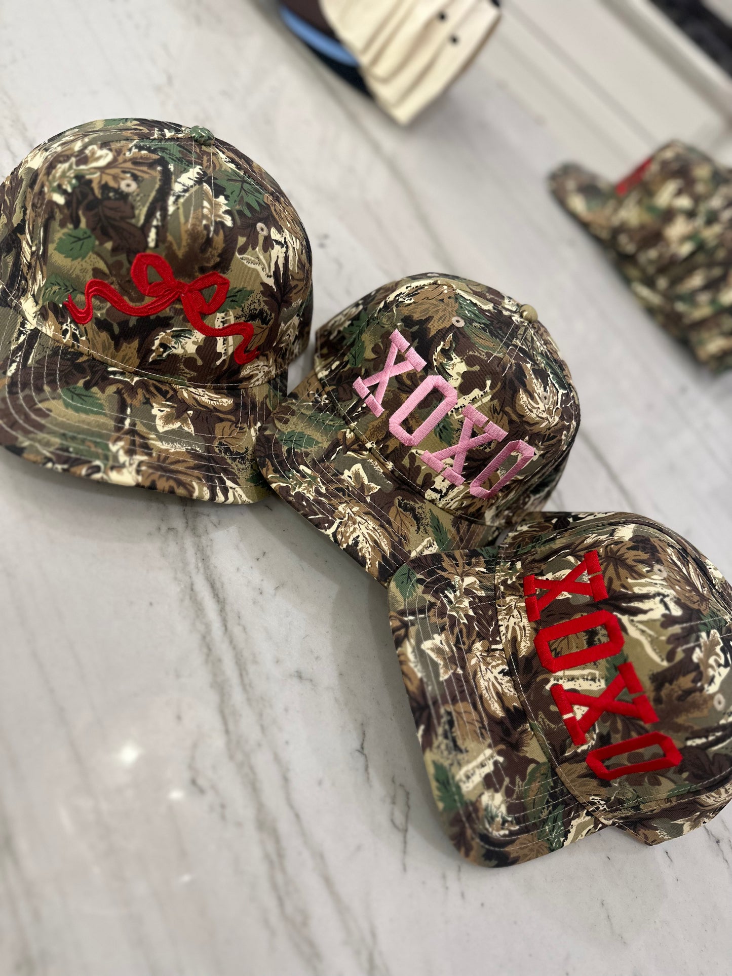 Women’s Camo Trucker Hat - Various Designs