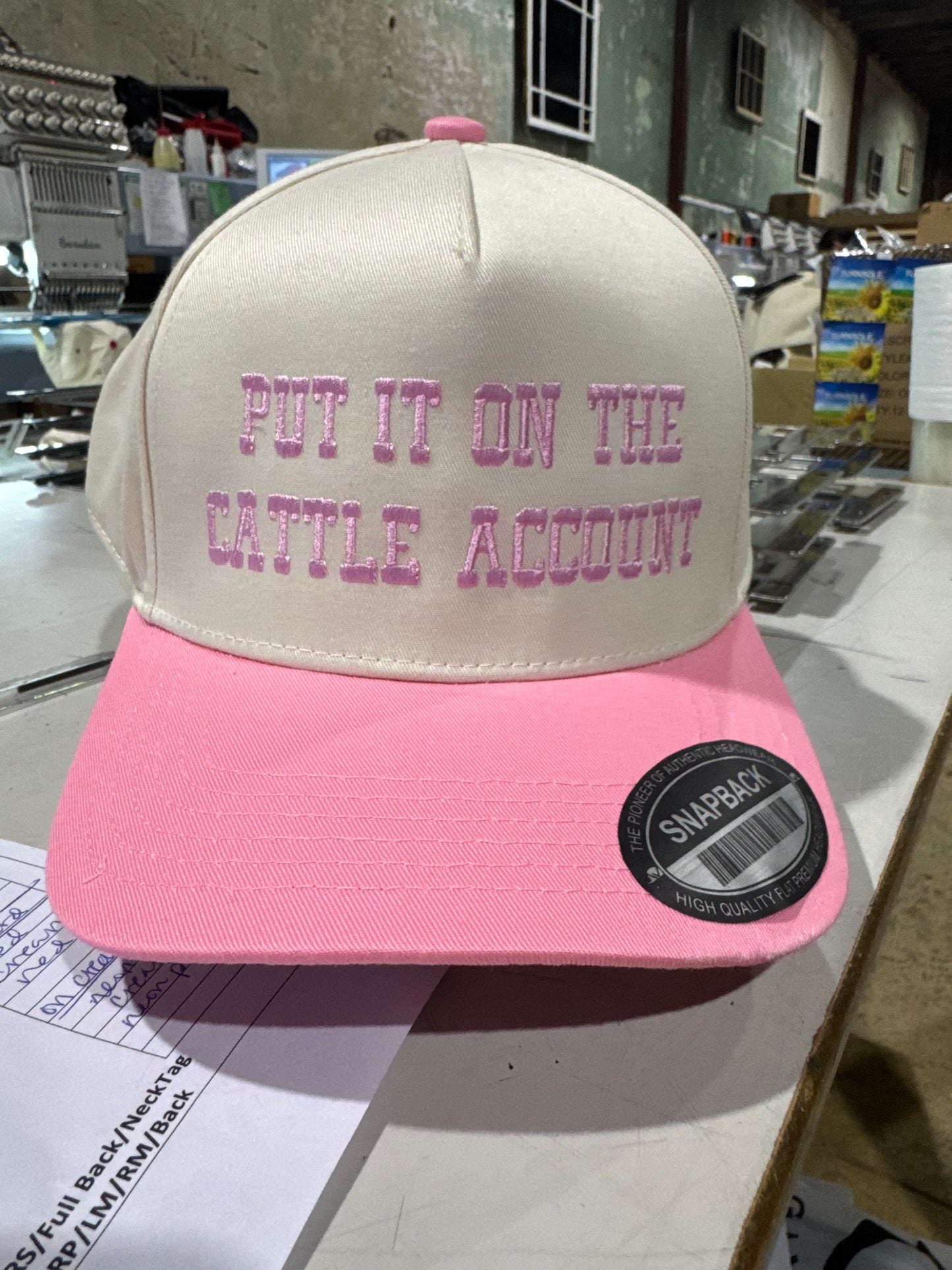 Put it on The Cattle Account - Trucker Hat