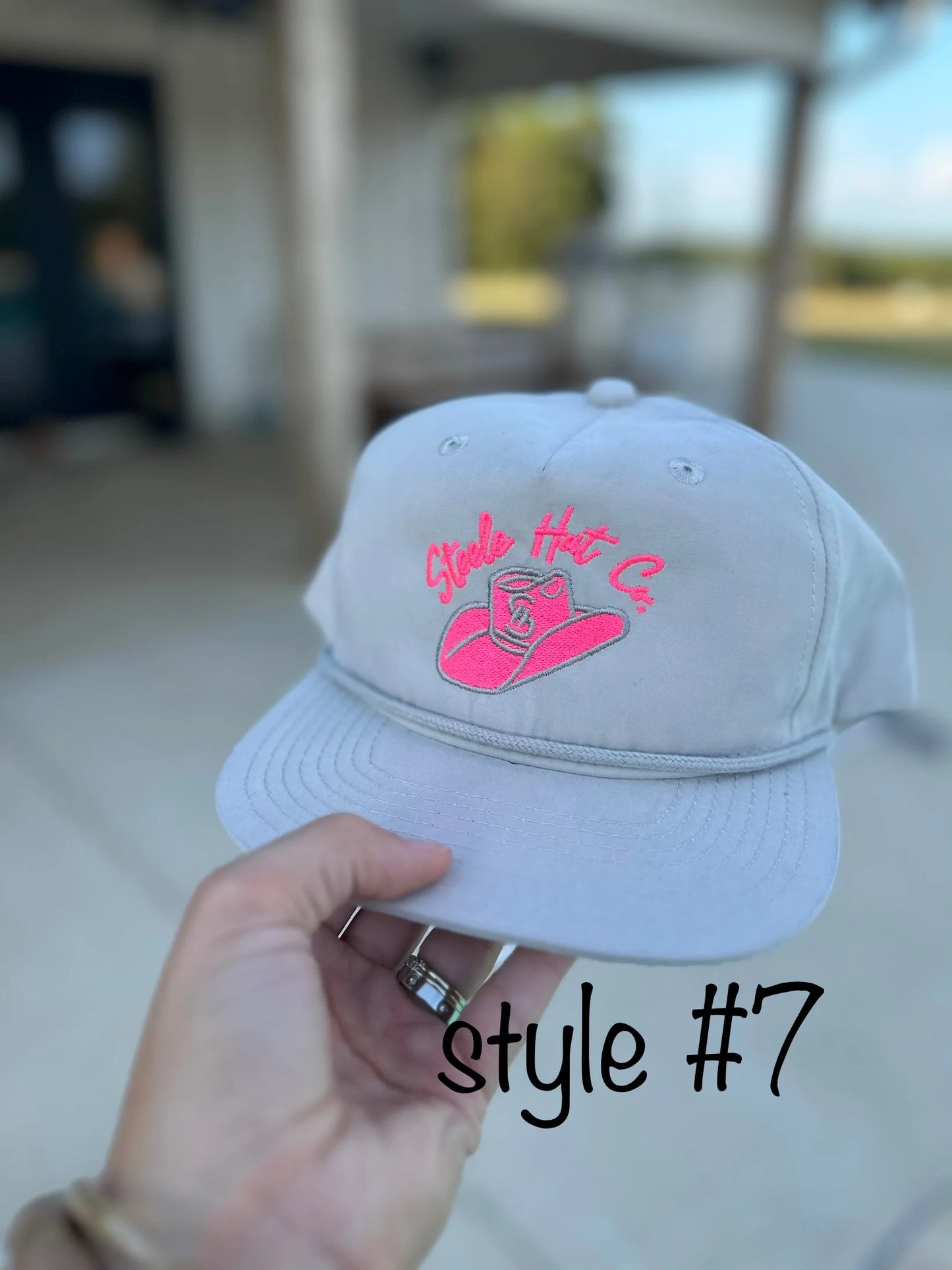 Steele Hat Co. Logo - Retro Rope Cap