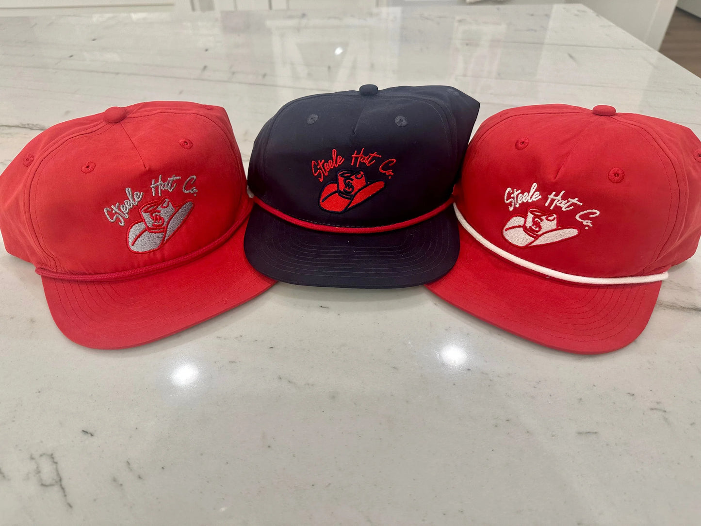 Steele Hat Co. Logo - Retro Rope Cap