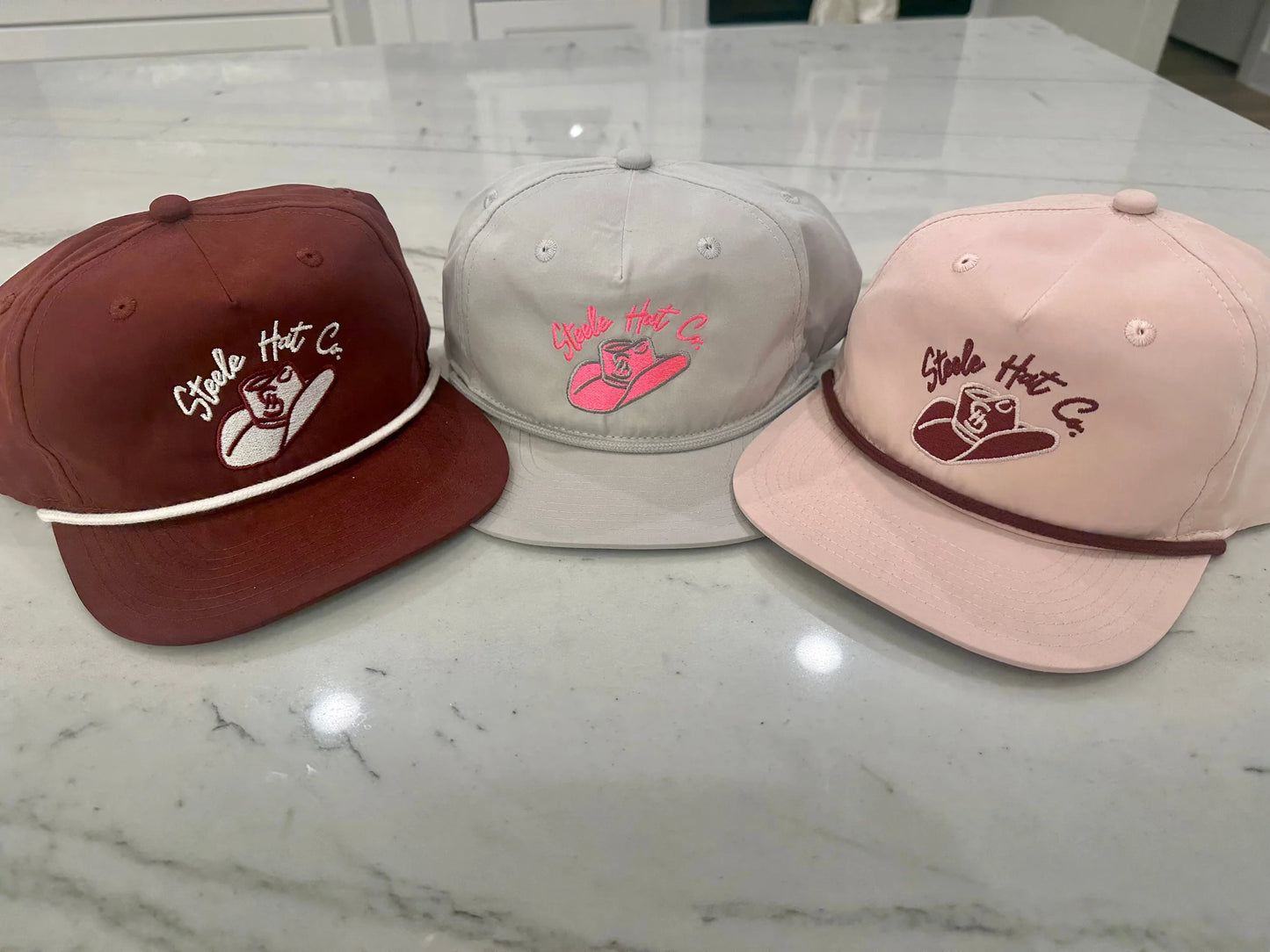 Steele Hat Co. Logo - Retro Rope Cap