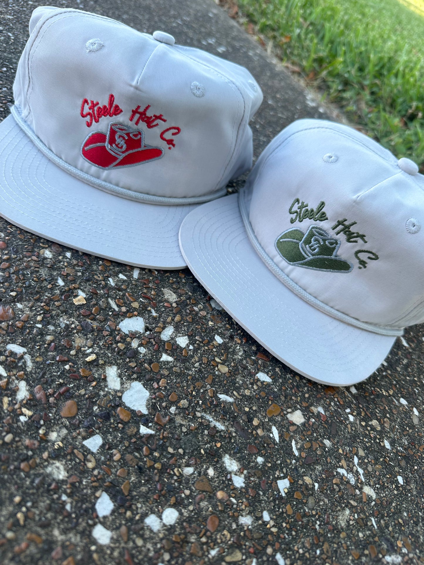 Steele Hat Co. Logo - Retro Rope Cap