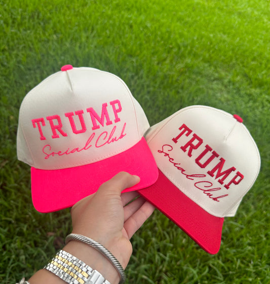 TRUMP Social Club - Cotton Twill Trucker Hat