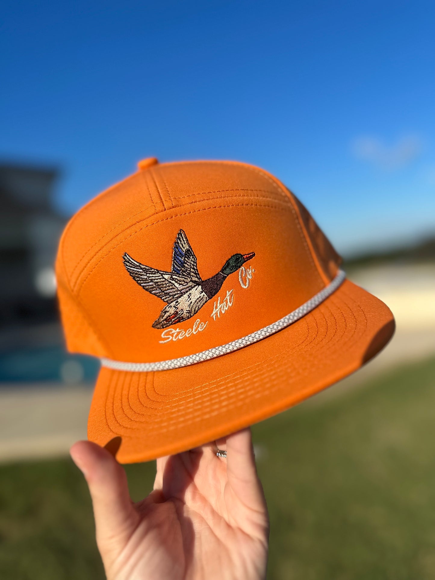 Flying Mallard Duck - Dri-Fit Rope Hats