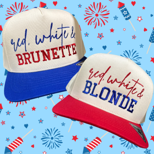 Red, White, & Brunette/Blonde