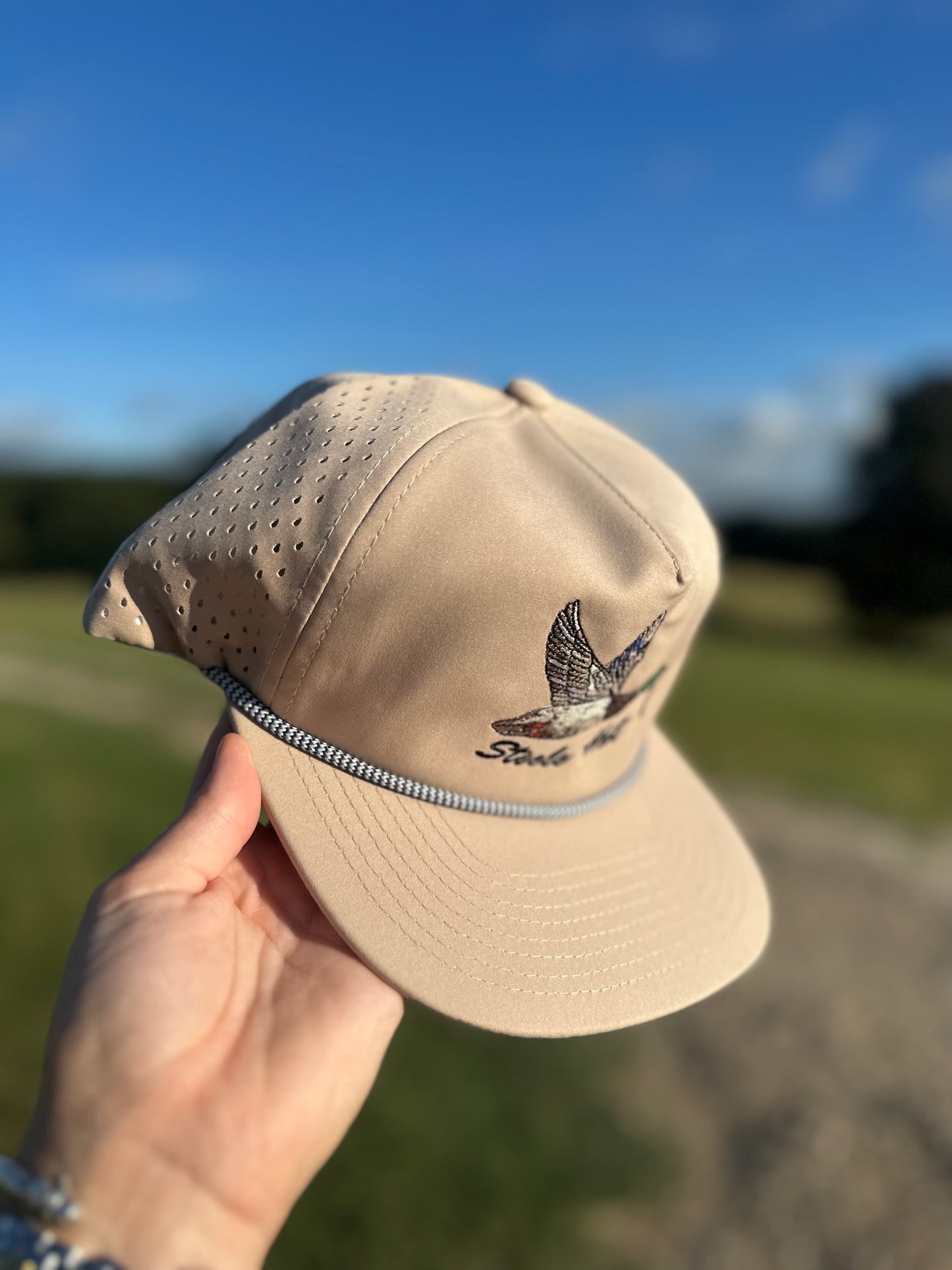 Flying Mallard Duck - Dri-Fit Rope Hats