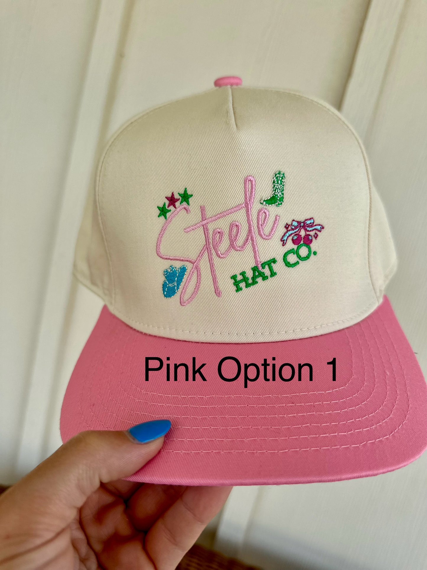 Steele Hat Co - Girly Western Logo