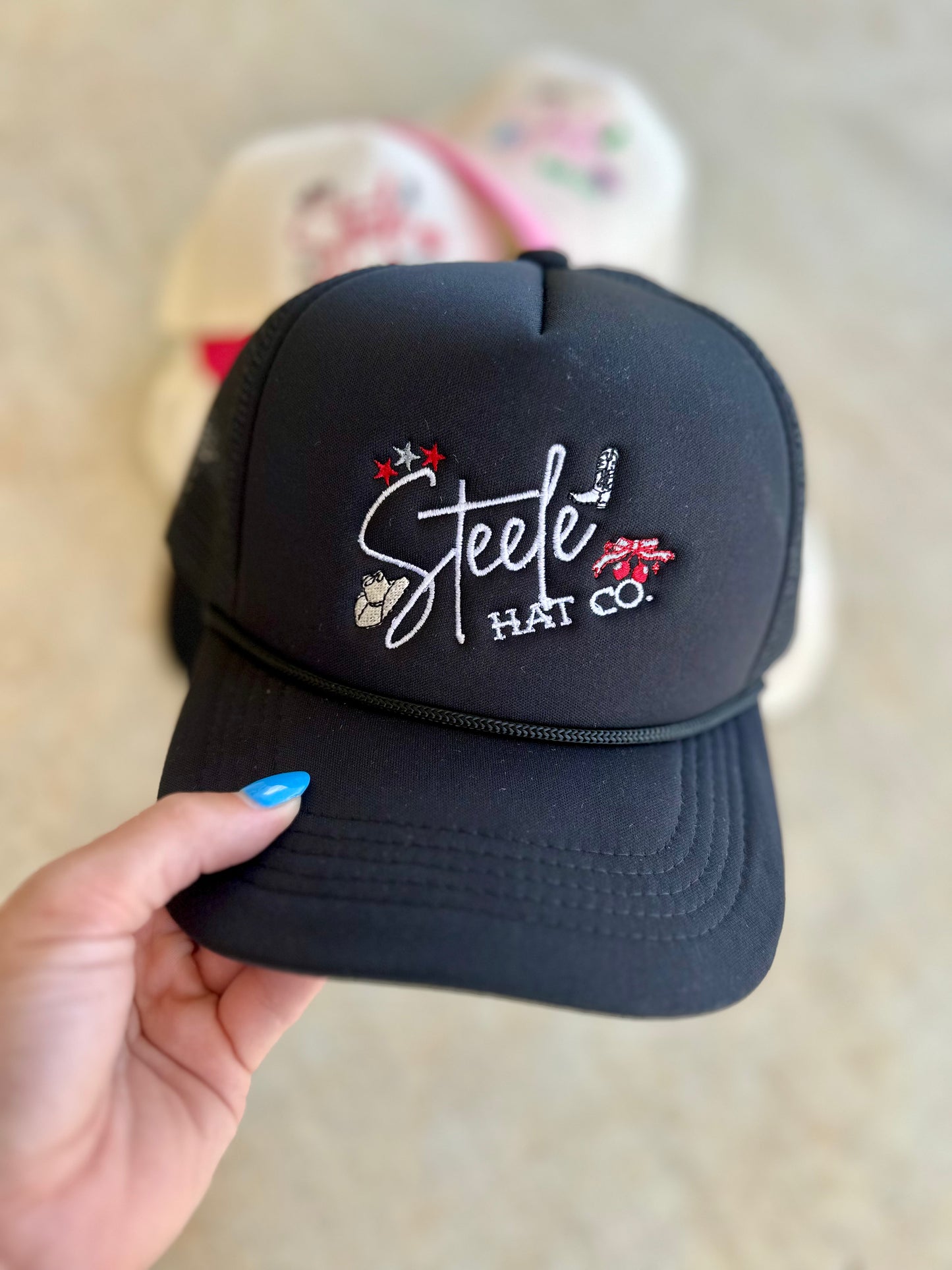 Steele Hat Co - Girly Western Logo