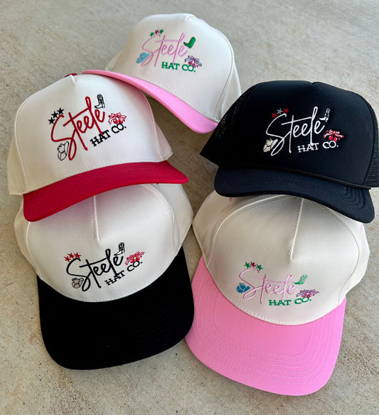 Steele Hat Co - Girly Western Logo