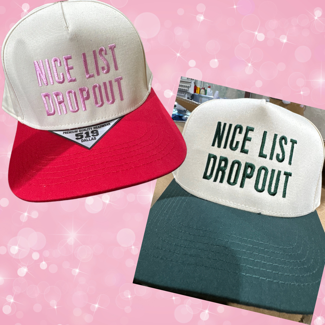 Nice List Dropout - Cotton Twill Trucker Hat