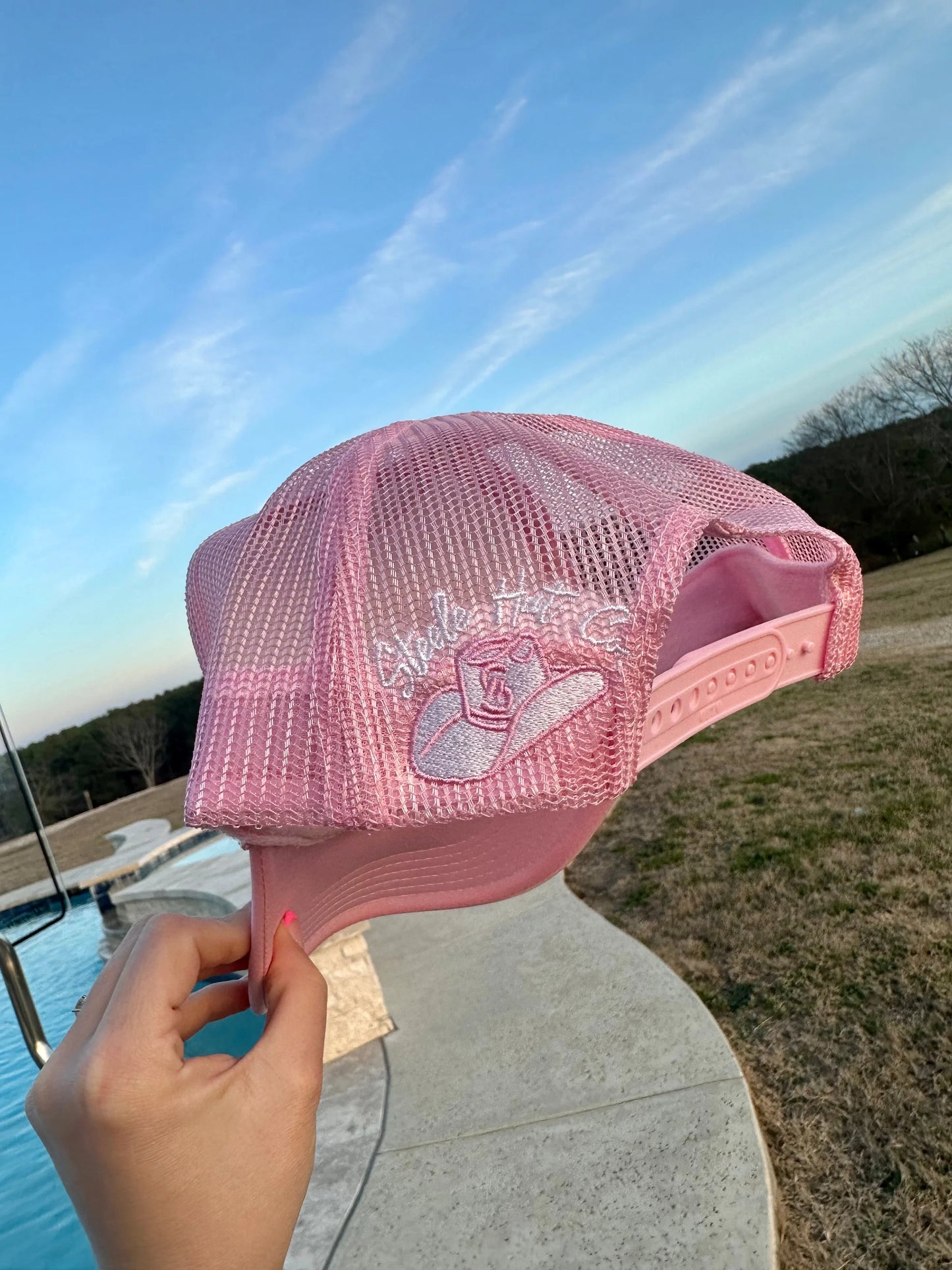 Girly Girl Bow - Foam Trucker Hat - Youth & Adult