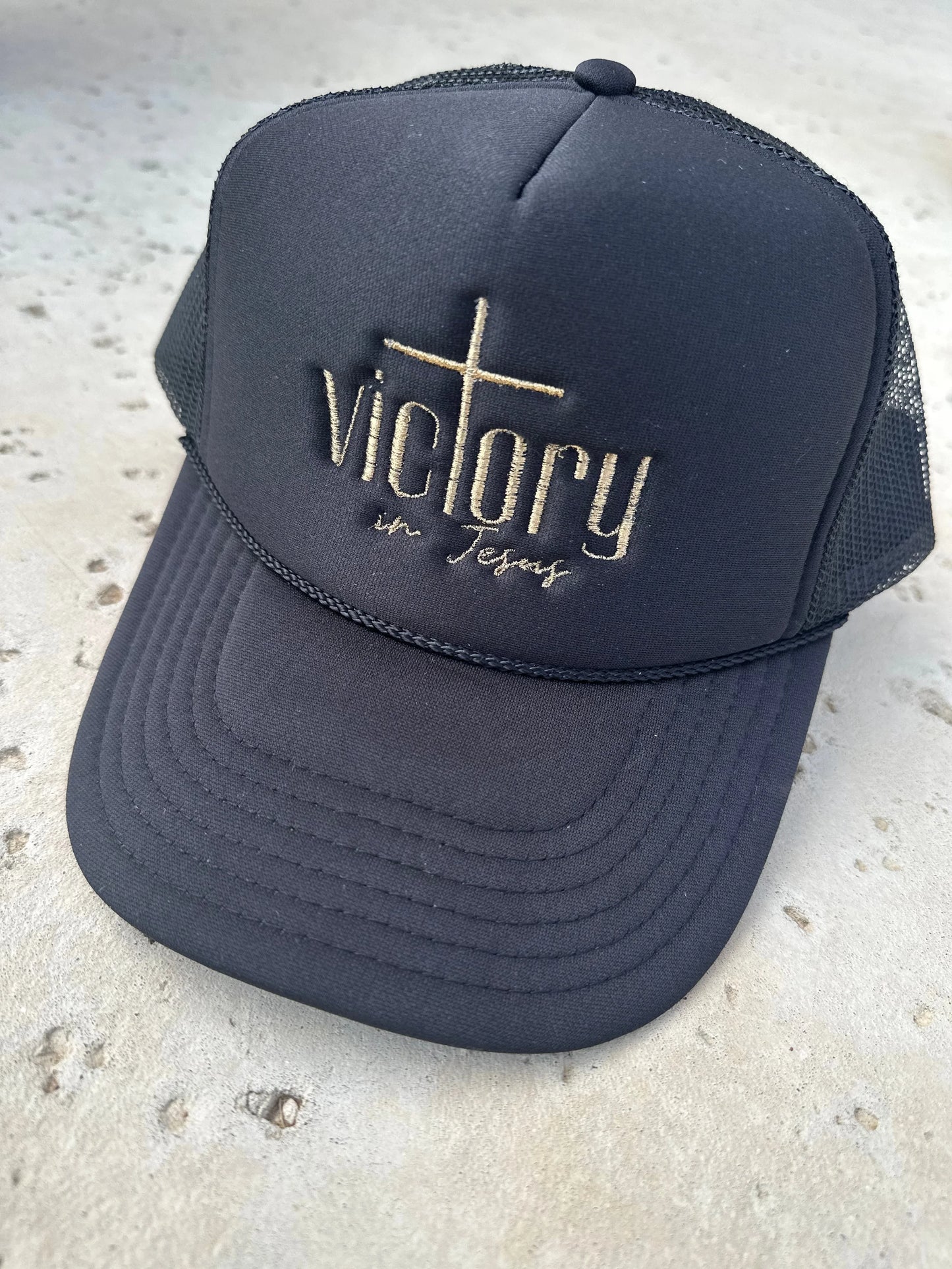 Victory in Jesus - Foam Trucker Hat