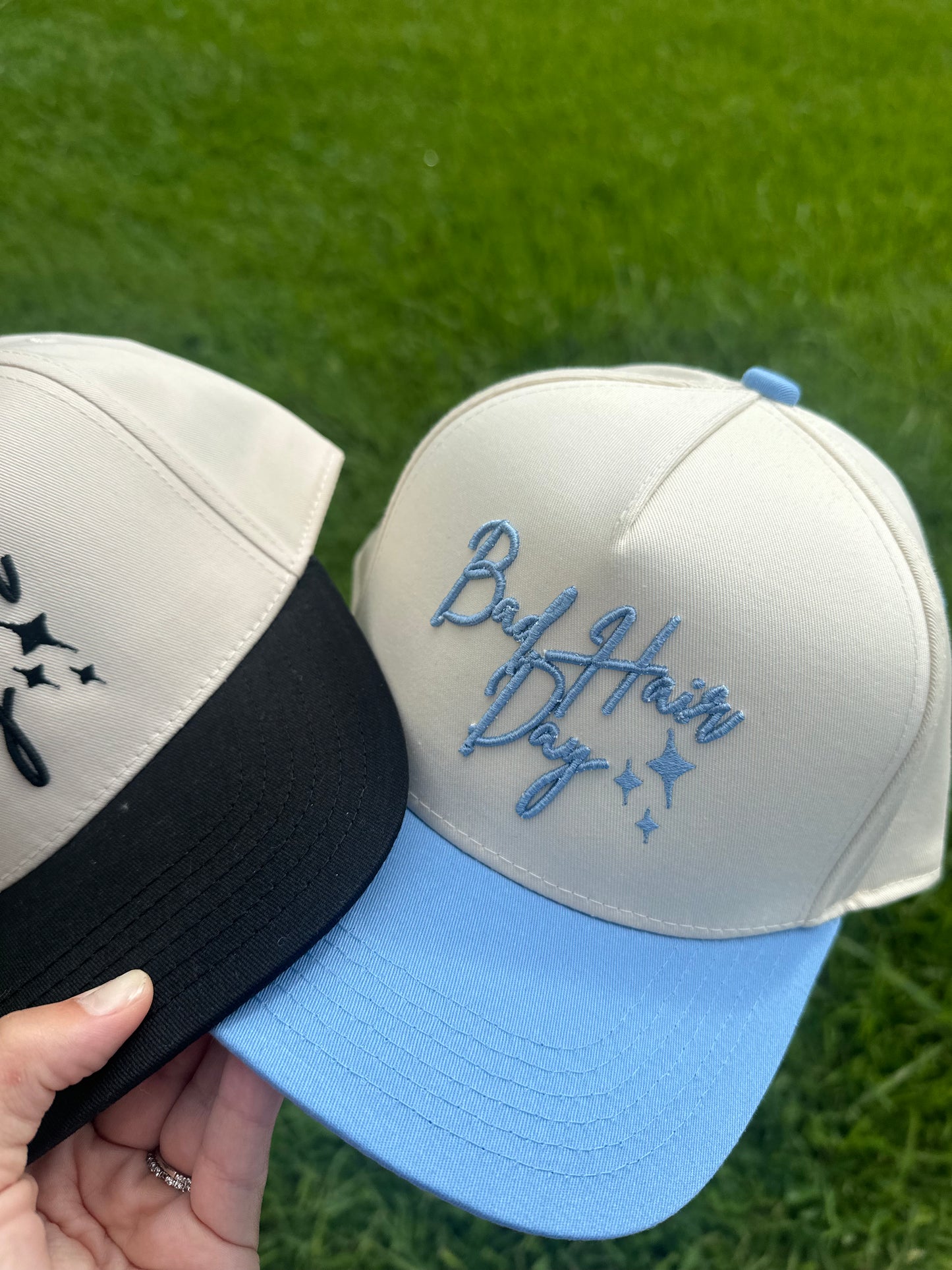 Bad Hair Day - Puff Embroidery - Cotton Trucker Hat